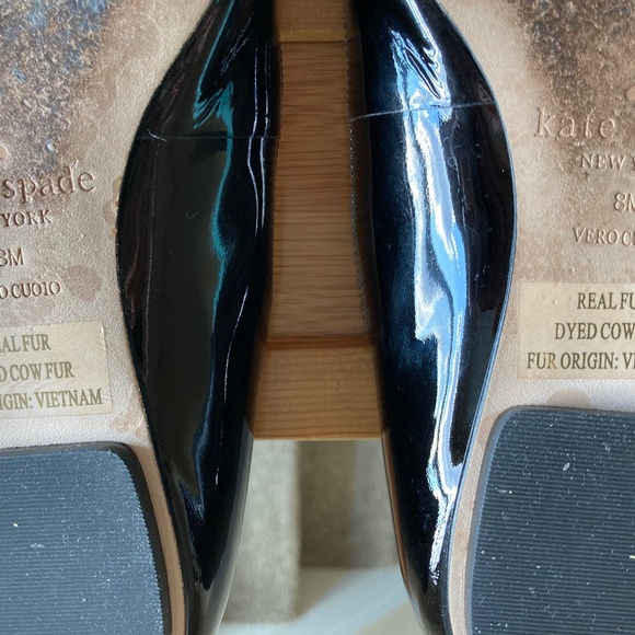 KATE SPADE NATASHA EMBELLISHED CAT FLATS SIZE 8 - Picture 11 of 16